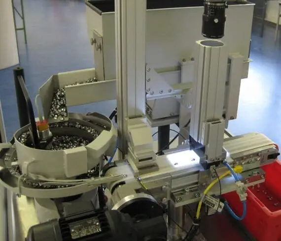 Vision inspection cell for stamping products